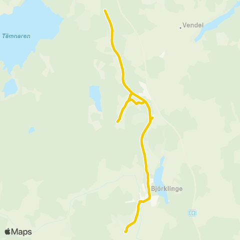 UL Skuttunge Skola—Backbo map