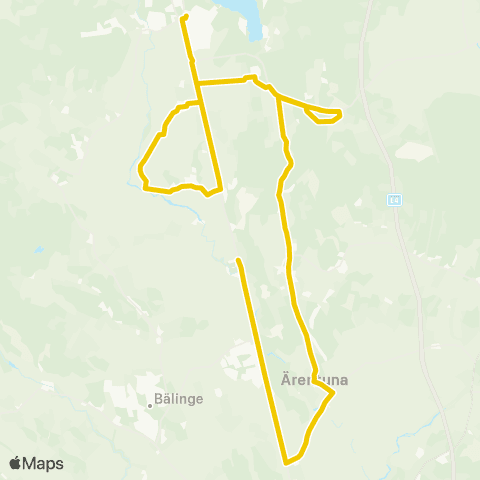 UL Björkvallsskolans Entré—Högsta Gård map