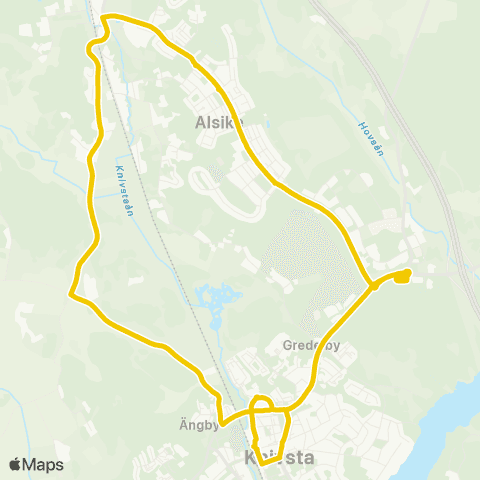 UL Knivsta Station—Knivsta Station map