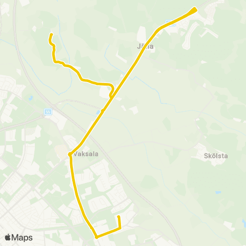 UL Uppsala Palmbladskolan—Blomsberg (Gamla Uppsala) map