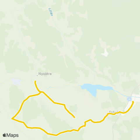 UL Örsundsbro Skola—Högstena (Biskopskulla) map