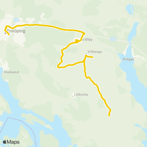 UL Enköping Westerlundska Gymnasiet—Ännesta map