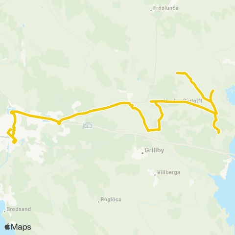UL Enköping S:T Iliansskolan—Lundby (Litslena) map