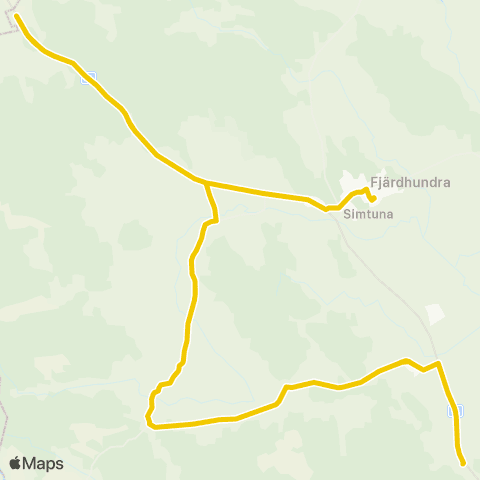 UL Gölja Vägskäl—Fjärdhundra Skola map