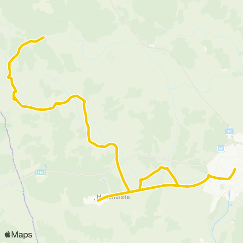 UL Hummelsta Skola—Trädgårdstorp map