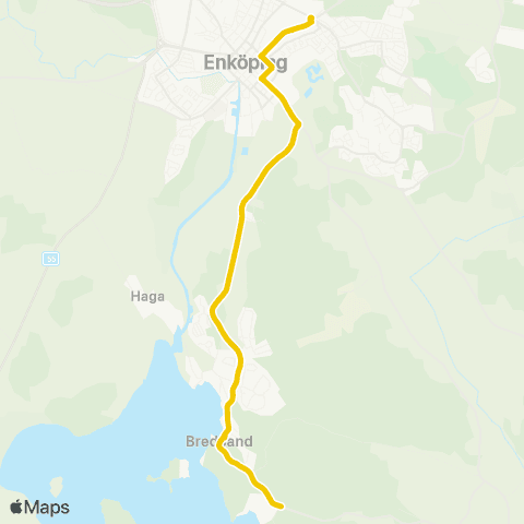 UL Enköping Korsängsskolan—Kolarvik Sjöängsvägen map