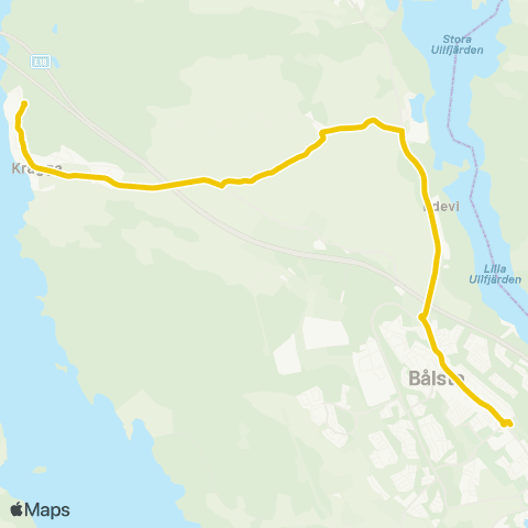 UL Bålsta Station—Stämsvik Granlund map