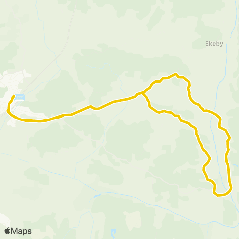 UL Alunda Olandsskolan—Alunda Bussterminal map