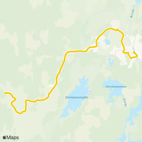UL Österbybruk Bussterminal—Bennarby Vägskäl map