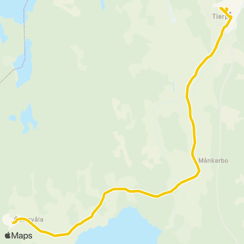 UL Östervåla Busstation—Månkarbo Gångtunneln map