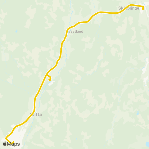UL Skärplinge Bussterminal—Tierp Station map