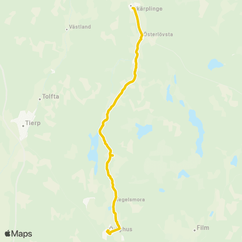UL Skärplinge Bussterminal—Örbyhus Station map