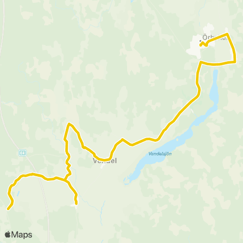UL Örbyhus Skola—Husby Skolhållplats map