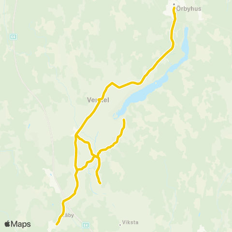 UL Örbyhus Skola—Väster-Ekeby map