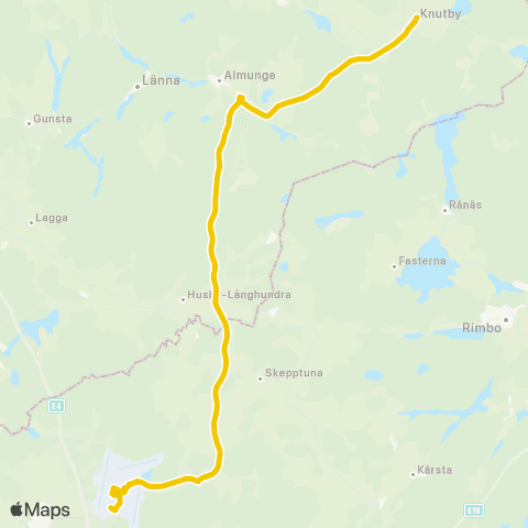 UL Arlanda Cargo City—Almunge Skola map