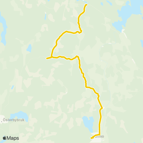 UL Gimo Vallonskolan—Forsmarks Kvarn map