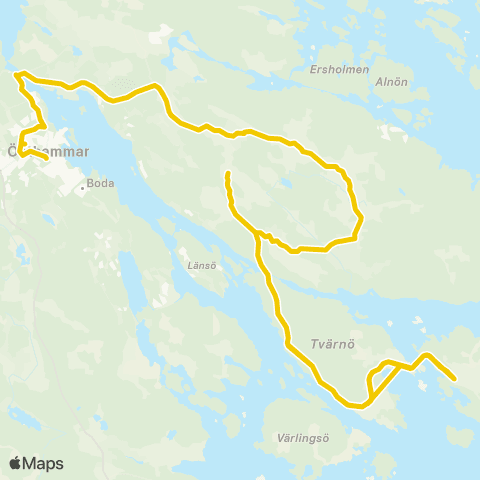 UL Östhammar Busstation—Raggarön map