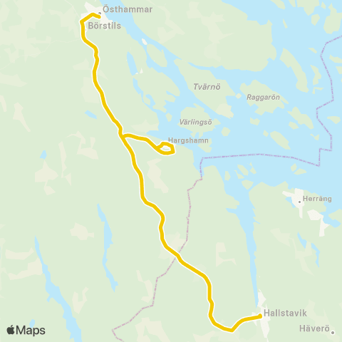 UL Hallstavik Station—Östhammar Busstation map