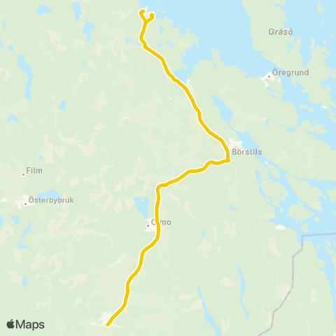 UL Alunda Bussterminal—Forsmarks Kraftverk 3 map