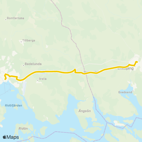 UL Enköping Station—Västerås Centralstation map