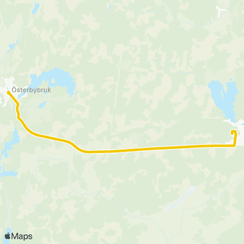 UL Österbybruk Bussterminal—Gimo Bruksgymnasiet map