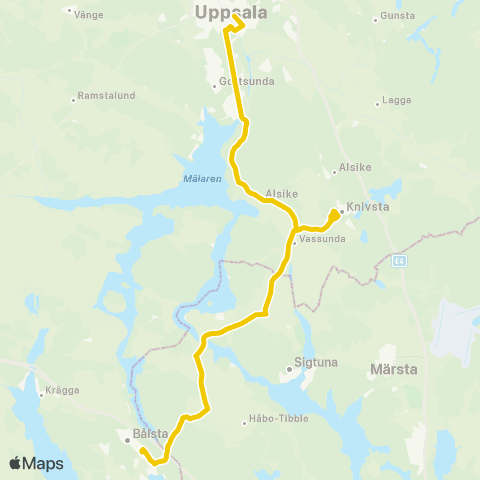 UL Bålsta Vårdcentralens Entré—Uppsala Samariterhemmet map