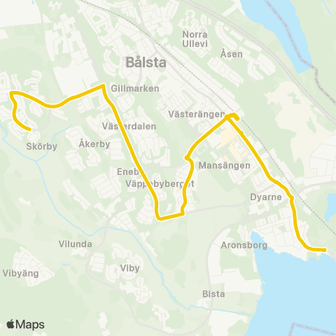 UL Bålsta Kalmarsand—Bålsta Skörbyhöjden map