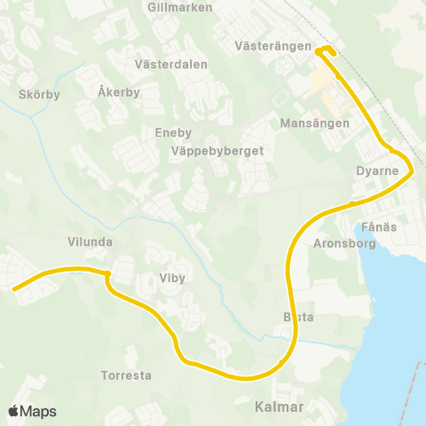 UL Bålsta Viby Äng—Bålsta Station map