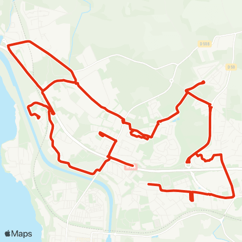Ulysse Scolaires CLG Eluard Mistral LYC Moulin Mongrand map