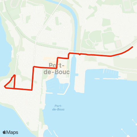 Ulysse Scolaires Port de Bouc - V Hugo M Blouvat map