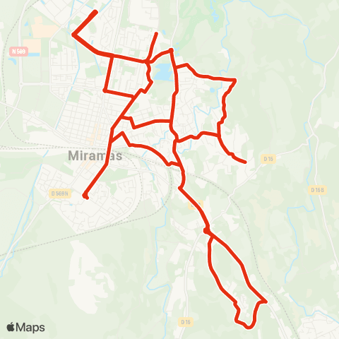Ulysse Scolaires Miramaris Miroiterie map