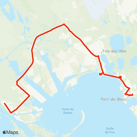 Ulysse Scolaires Port de Bouc - Fos - Port Saint Louis map