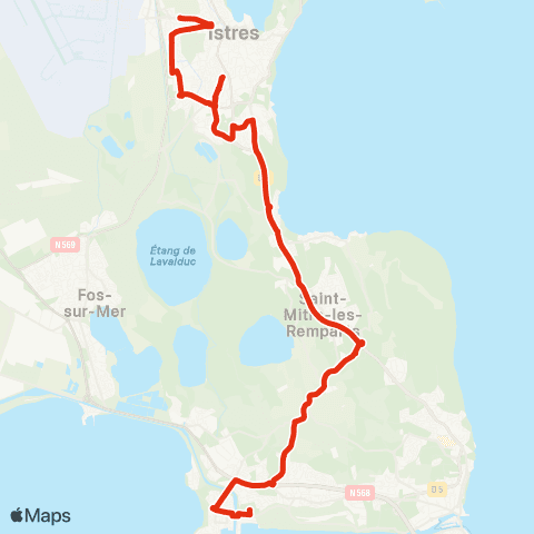 Ulysse Scolaires Port de Bouc - Istres map