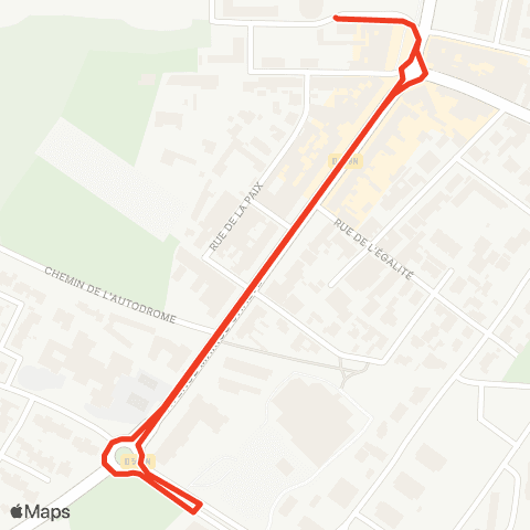 Ulysse TAD Miramas Allô le bus map