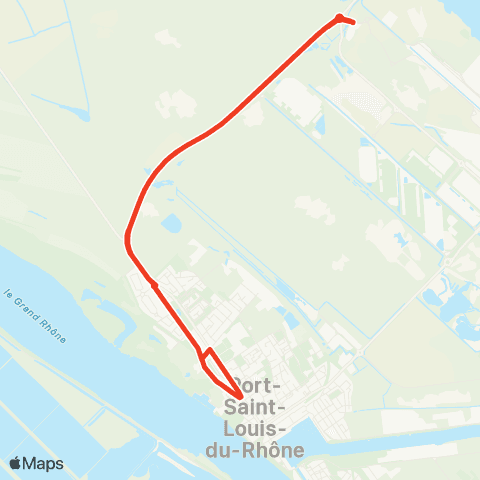 Ulysse Navette TGV Allô le bus map