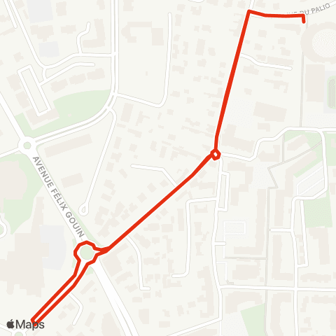 Ulysse Scolaires Port de Bouc Jean Moulin - Miramas CC S. map