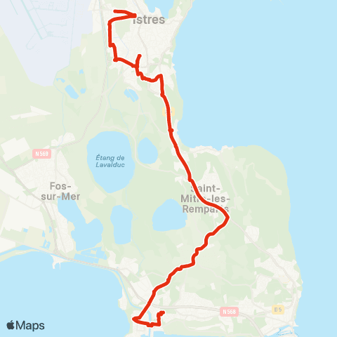 Ulysse Scolaires Istres - Port de Bouc map