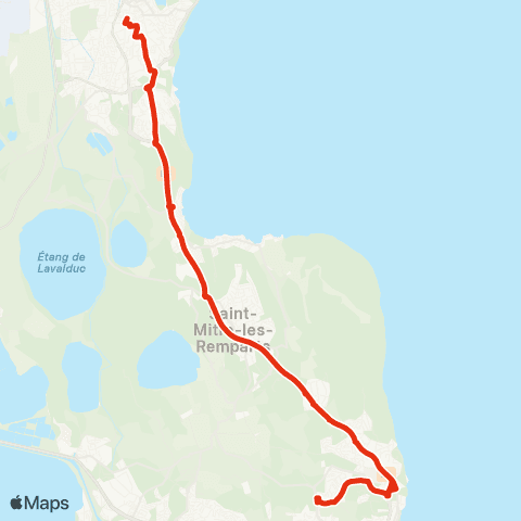 Ulysse Scolaires Istres - Martigues map