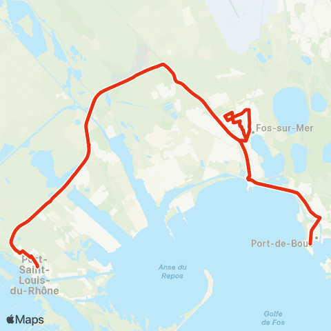 Ulysse Scolaires Port St Louis - Port de Bouc map