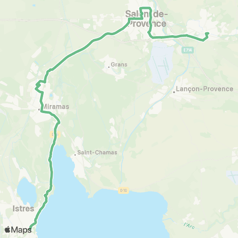 Ulysse Eyguières Péliss Salon Miramas Istres map