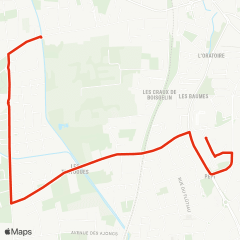 Ulysse Scolaires Circuit Calamand map