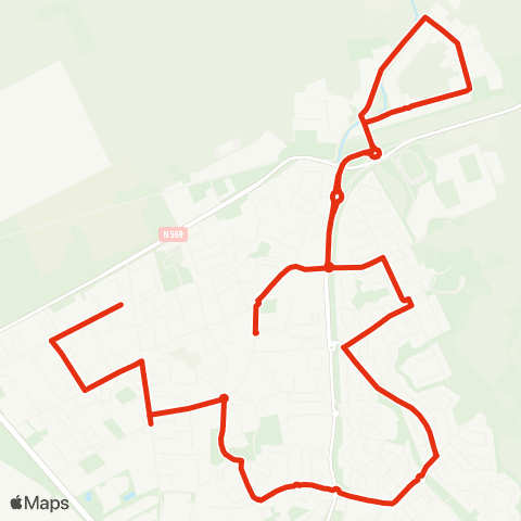Ulysse Scolaires Circuit Del Corso map