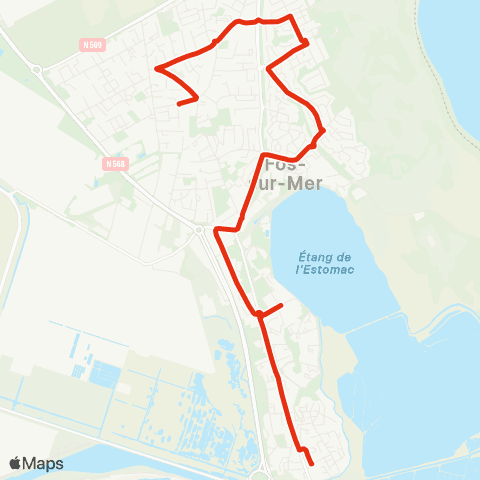 Ulysse Scolaires Circuit Giono - Mauron map