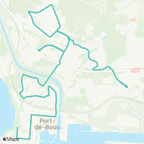 Ulysse Centre Commercial - Aigues Douces map