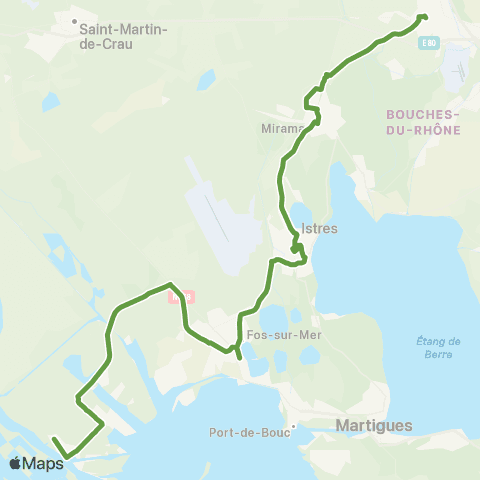 Ulysse Salon - Miramas - Port Saint Louis map