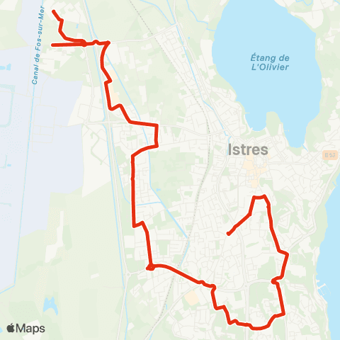 Ulysse Scolaires Circuit Capeau map