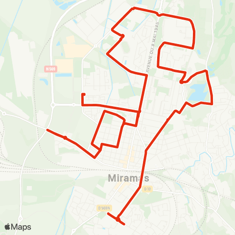 Ulysse Scolaires Miramas - Jules Ferry - Chantegrive map