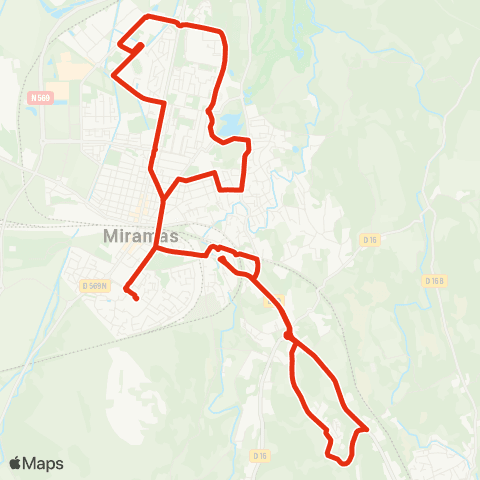 Ulysse Scolaires Miramas - Miramas map