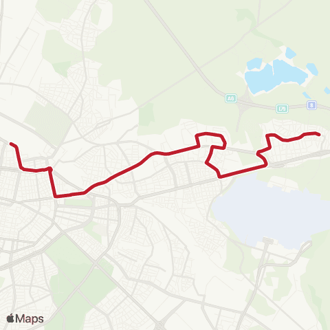 Център за градска мобилност ЦЕНТРАЛНА ГАРА - ПЛОЩАДА КВ. ВРАЖДЕБНА - ЦЕНТРАЛНА ГАРА map