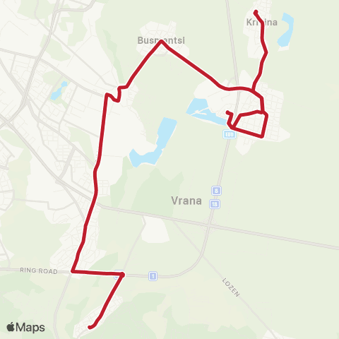 Център за градска мобилност СЕЛО ГЕРМАН - СЕЛО КРИВИНА - СЕЛО ГЕРМАН map